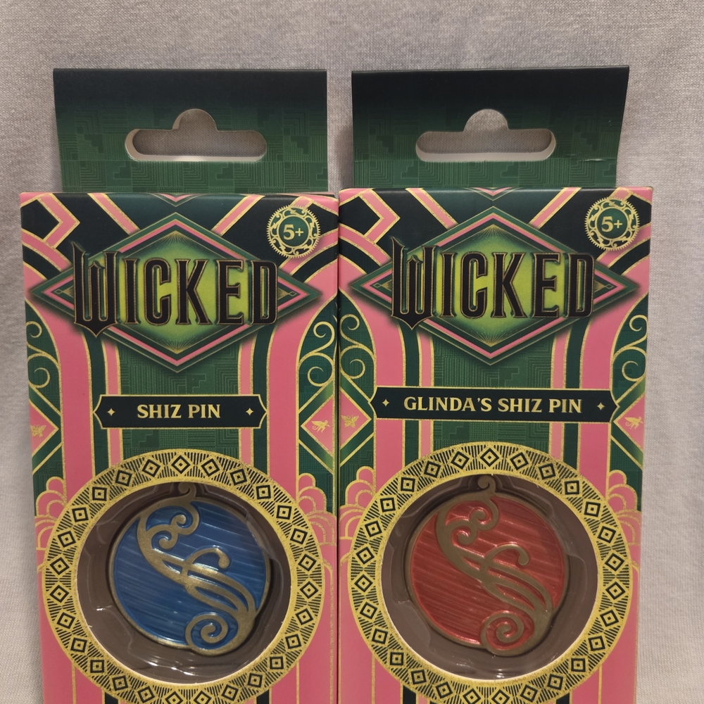 Wicked Shiz Pin Set - Blue and Red